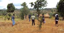 Volunteers in Igambangombe
