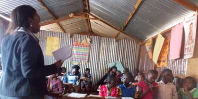 Teaching Girls in Githogoro Slum About the Dangers of FGM